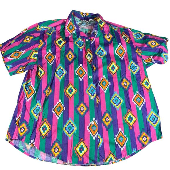 Sudden Impact Women’s Size M Western Shirt, Short Sleeve Button‎ Down - Picture 1 of 10